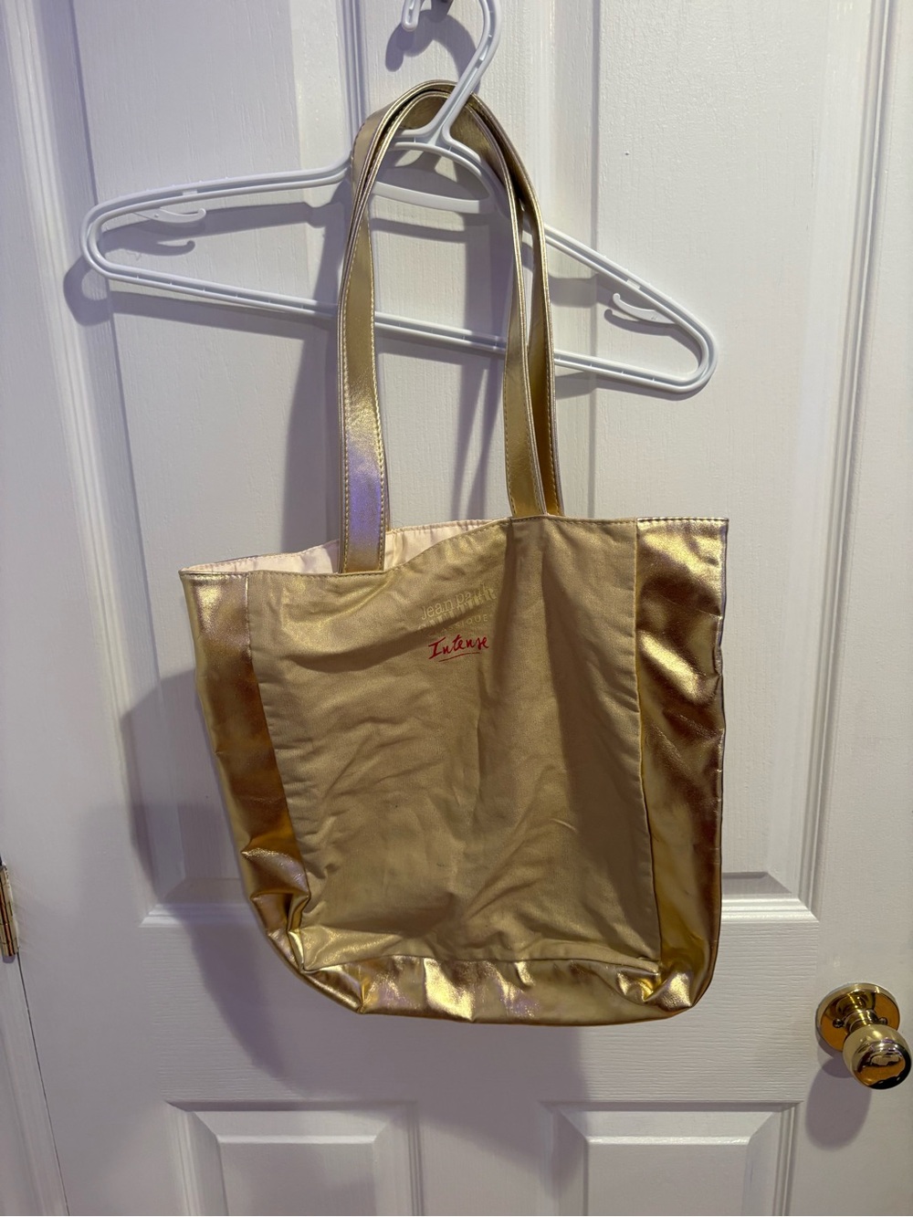 Jean Paul Gaulthier Gold Metallic Tote Bag - Women